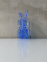 BUNNY TO GO - Happy Vibes - Hase aus leuchtendem Acrylglas
