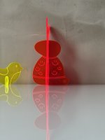 BUNNY TO GO - Happy Vibes - Hase aus leuchtendem Acrylglas