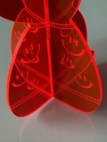 BUNNY TO GO - Happy Vibes - Hase aus leuchtendem Acrylglas