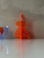 BUNNY TO GO - Happy Vibes - Hase aus leuchtendem Acrylglas