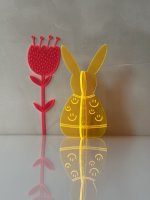 BUNNY TO GO - Happy Vibes - Hase aus leuchtendem Acrylglas