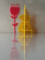 BUNNY TO GO - Happy Vibes - Hase aus leuchtendem Acrylglas