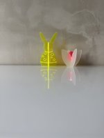 BUNNY TO GO - Happy Vibes - Hase aus leuchtendem Acrylglas
