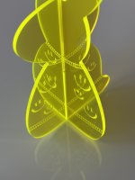 BUNNY TO GO - Happy Vibes - Hase aus leuchtendem Acrylglas