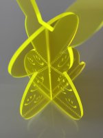 BUNNY TO GO - Happy Vibes - Hase aus leuchtendem Acrylglas