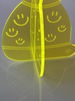 BUNNY TO GO - Happy Vibes - Hase aus leuchtendem Acrylglas