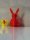 BUNNY TO GO - Flower Power - Glowing Acrylic Bunny