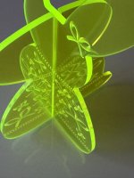 BUNNY TO GO - Bow Style - Lapin en acrylique lumineux avec nœud