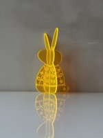 BUNNY TO GO - Bow Style - Lapin en acrylique lumineux avec nœud