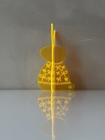BUNNY TO GO - Bow Style - Lapin en acrylique lumineux avec nœud