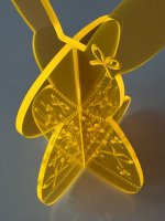 BUNNY TO GO - Bow Style - Lapin en acrylique lumineux avec nœud