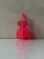 BUNNY TO GO - Bow Style - Lapin en acrylique lumineux avec nœud