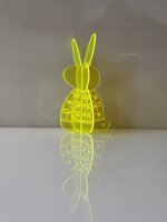 BUNNY TO GO - Bow Style - Lapin en acrylique lumineux avec nœud
