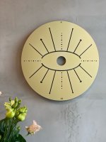 GOOD KARMA DISC Wanddeko aus Aluminium