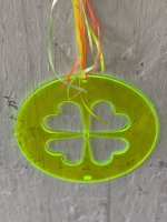 GOOD LUCK Anhänger aus leuchtendem Acrylglas