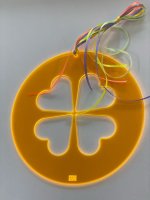 good luck - 20cm - Acrylic Glass glass