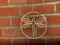 DRAGON FLY Libelle Wanddeko aus Aluminium