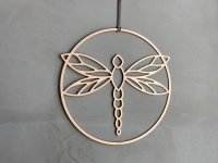 DRAGON FLY Libelle Wanddeko aus Aluminium