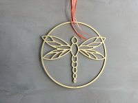 DRAGON FLY Libelle Wanddeko aus Aluminium