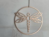 DRAGON FLY Libelle Wanddeko aus Aluminium