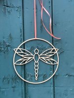 DRAGON FLY Libelle Wanddeko aus Aluminium