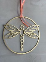DRAGON FLY Libelle Wanddeko aus Aluminium