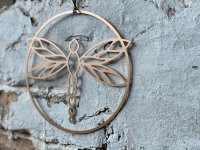 DRAGON FLY Libelle Wanddeko aus Aluminium