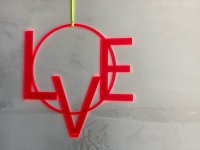 LOVE Ring Acrylglas