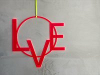 LOVE Ring Acrylglas