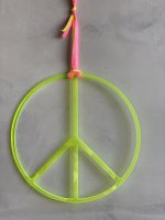 PEACE Ring Acrylglas Frieden