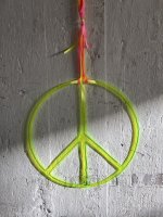 PEACE Ring Acrylglas Frieden