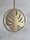 MONSTERA Blatt Ring Wanddeko aus Aluminium