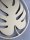 MONSTERA Blatt Ring Wanddeko aus Aluminium