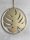 MONSTERA Blatt Ring Wanddeko aus Aluminium