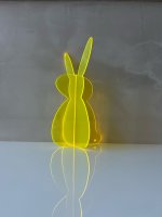 BUNNY TO GO Hase aus leuchtendem Acrylglas