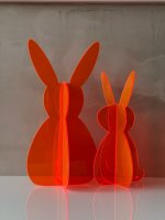 BUNNY TO GO Hase aus leuchtendem Acrylglas