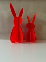 BUNNY TO GO Hase aus leuchtendem Acrylglas