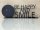 BE HAPPY AND SMILE Set mit Aufsteller und Fuß