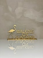WALKING ON SUNSHINE Set Aufsteller und Fuß