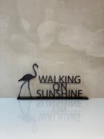 WALKING ON SUNSHINE Set Aufsteller und Fuß