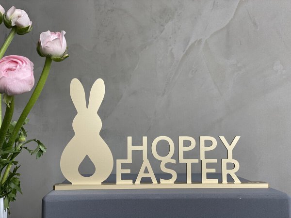 HOPPY EASTER Set Aufsteller und Fuß