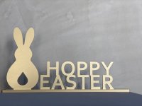 HOPPY EASTER Set Aufsteller und Fuß