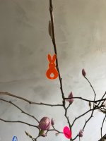 BUNNY Deko Anhänger Hase aus leuchtendem Acrylglas