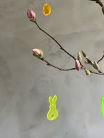 BUNNY Deko Anhänger Hase aus leuchtendem Acrylglas