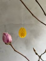 EGG CIRCLES Ei Anhänger aus leuchtendem Acrylglas