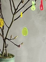 EGG CRACK angeknackstes Ei aus leuchtendem Acrylglas