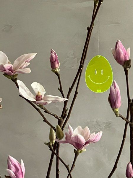 EGG SMILEY Anhänger aus leuchtendem Acrylglas