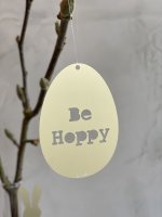EGG BE HOPPY Anhänger Ei aus Aluminium