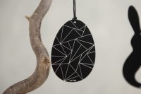 EGG GEO Anhänger Ei aus Aluminium