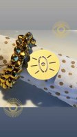 Talisman EVIL EYE aus Aluminium